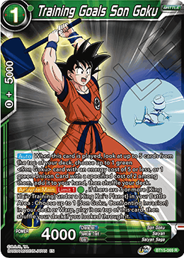 BT15-069 - Training Goals Son Goku - Rare FOIL