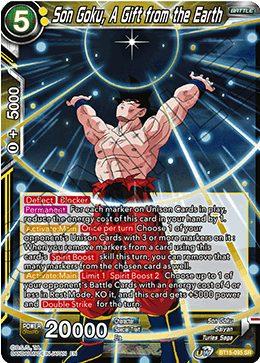 BT15-095 - Son Goku, A Gift from the Earth - Super Rare