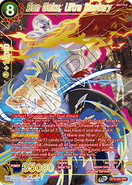 BT16-005 - Son Goku, Ultra Mastery - Special Rare
