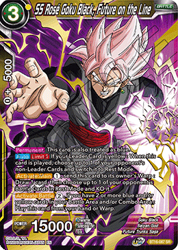 BT16-087 - SS Rose Goku Black, Future on the Line - Super Rare