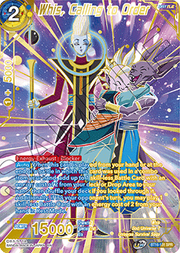 BT16-131 - Whis, Calling to Order - Special Rare