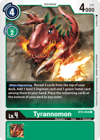 BT2-044 - Tyrannomon - Common