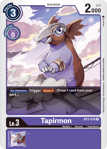 BT2-070 - Tapirmon - Uncommon