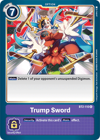 BT2-110 - Trump Sword - Rare
