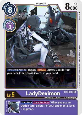BT3-088 - LadyDevimon - Rare