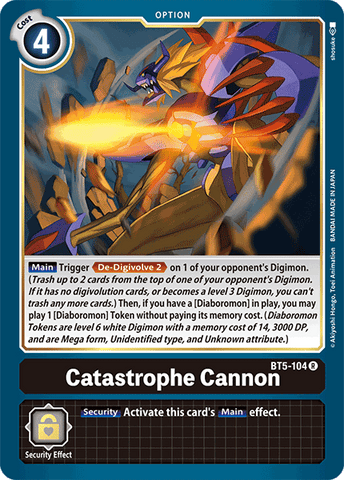 BT5-104 - Catastrophe Cannon - Rare