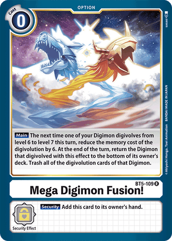 BT5-109 - Mega Digimon Fusion! - Rare