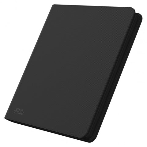 Ultimate Guard - QuadRow ZipFolio Binder 12-Pocket XenoSkin - Black