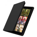 Ultimate Guard - QuadRow ZipFolio Binder 12-Pocket XenoSkin - Black