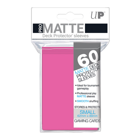 Ultra PRO - Pro-Matte Small Sleeves 60ct - Bright Pink