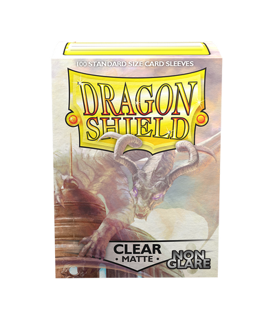 Dragon Shield - Standard NON GLARE Sleeves 100ct - Clear MATTE