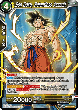DB3-079 - Son Goku, Relentless Assault - Uncommon