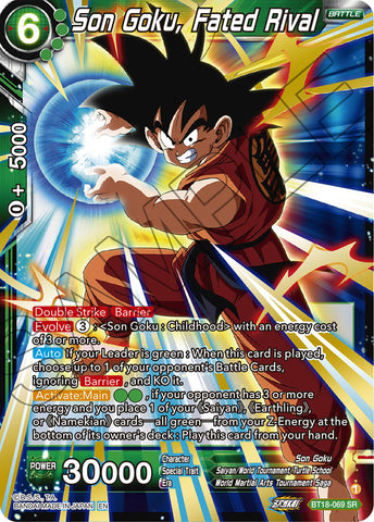 BT18-069 - Son Goku, Fated Rival - Super Rare