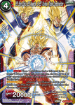 BT19-011 - SS Son Goku, SS Vegeta, & SS Trunks, Triple Combination - Super Rare