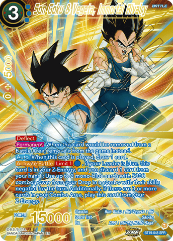 BT19-048 - Son Goku & Vegeta, Immortal Rivalry - Special Rare