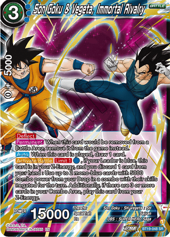 BT19-048 - Son Goku & Vegeta, Immortal Rivalry - Super Rare