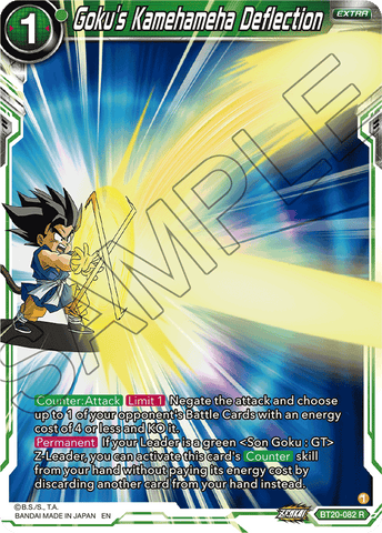 BT20-082 - Goku's Kamehameha Deflection - Rare FOIL