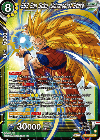 BT20-095 - SS3 Son Goku, Universe at Stake - Super Rare