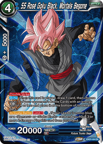 EX21-04 - SS Rosé Goku Black, Mortals Begone - Expansion Rare