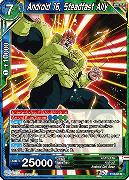 EB1-63 - Android 16, Steadfast Ally - Rare FOIL