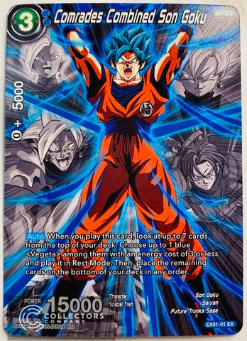 EX01-01 - Comrades Combined Son Goku - Expansion Rare Alt Art