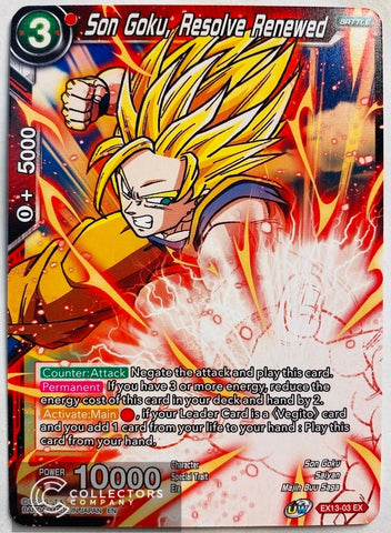 EX13-03 - Son Goku, Resolve Renewed - Expansion Rare