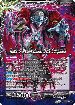 EX16-01 - Towa & Mechikabura, Dark Conjurers - Leader - Expansion Rare FOIL