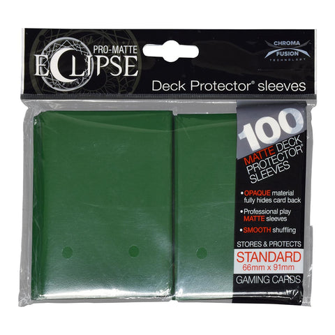 Ultra PRO - Pro-Matte ECLIPSE Standard Sleeves 100ct - Forest Green