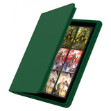Ultimate Guard - QuadRow ZipFolio Binder 12-Pocket XenoSkin - Green