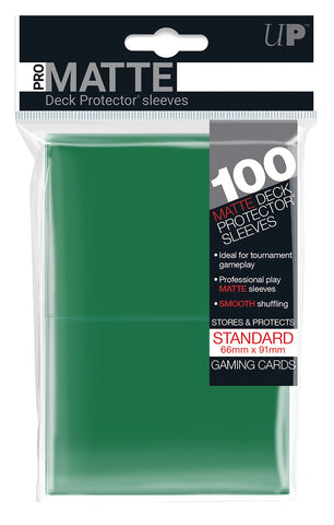 Ultra PRO - Pro-Matte Standard Sleeves 100ct - Green