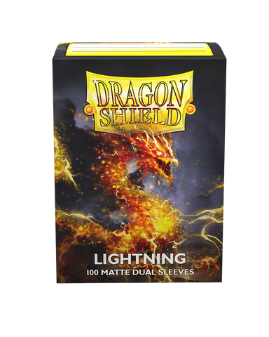 Dragon Shield - Standard MATTE DUAL Sleeves 100ct - Lightning