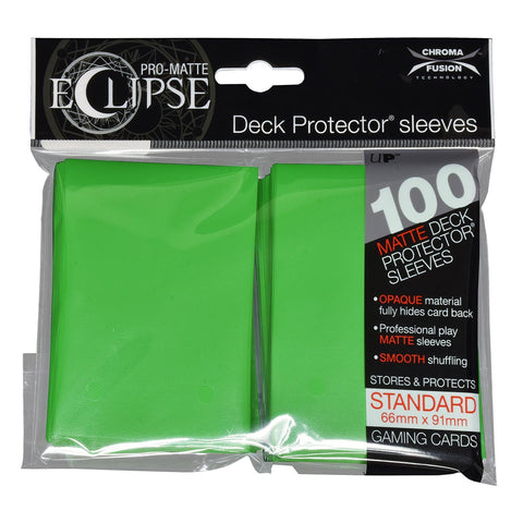 Ultra PRO - Pro-Matte ECLIPSE Standard Sleeves 100ct - Lime Green
