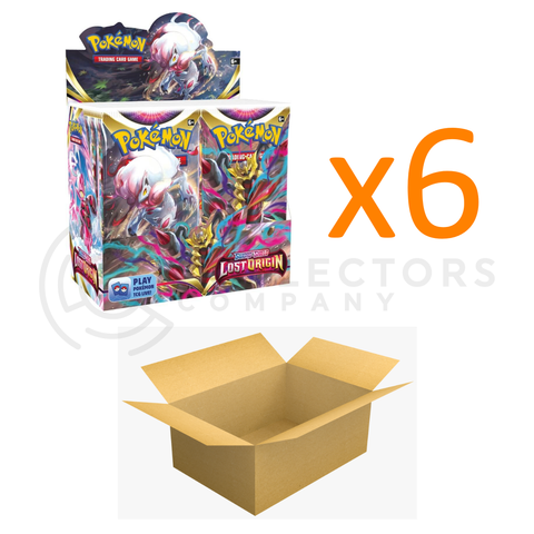 Pokemon - Sword & Shield - Lost Origin Booster Box CASE (x6 Boxes) - Sealed