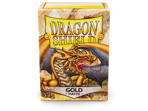Dragon Shield - Standard Sleeves 100ct - Gold MATTE