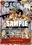 OP02-013 - Portgas.D.Ace - Super Rare Alt Art (Manga)