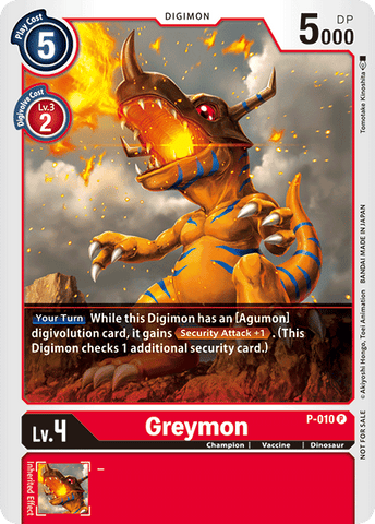 P-010 - Greymon - Promo