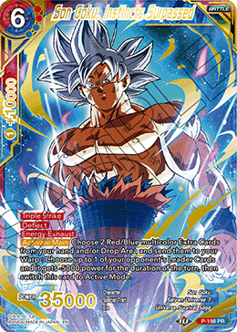 P-198 - Son Goku, Instincts Surpassed - Promo Alt Art FOIL