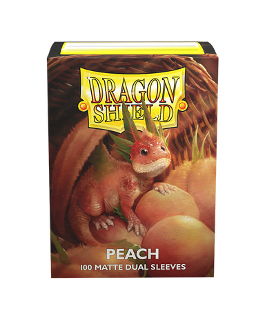 Dragon Shield - Standard MATTE DUAL Sleeves 100ct - Peach