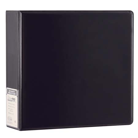 Ultra Pro - Collector's Album 3-Ring Binder - Plain Black