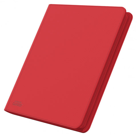 Ultimate Guard - QuadRow ZipFolio Binder 12-Pocket XenoSkin - Red