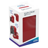 Ultimate Guard - Flip'n'Tray Deck Box 80+ XenoSkin Standard Size - Red