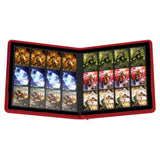 Ultimate Guard - QuadRow ZipFolio Binder 12-Pocket XenoSkin - Red