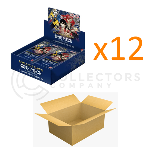 One Piece CG - OP01 Romance Dawn Booster Box CASE (x12 Boxes) - Sealed