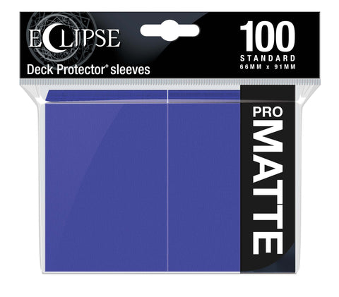 Ultra PRO - Pro-Matte ECLIPSE Standard Sleeves 100ct - Royal Purple