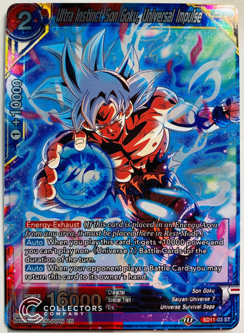 SD11-03 - Ultra Instinct Son Goku, Universal Impulse - Starter Rare FOIL