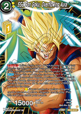 SD22-03 - SS2 Son Goku, Overflowing Aura - Starter Rare