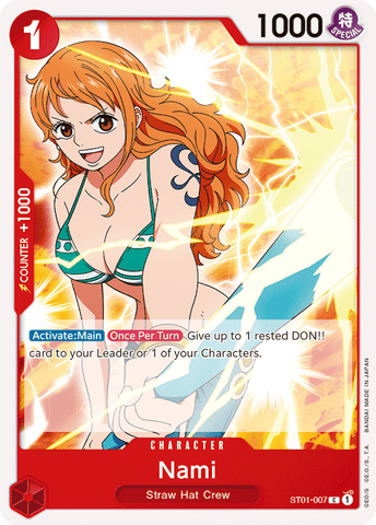 ST01-007 - Nami - Common - PRE-RELEASE STAMPED