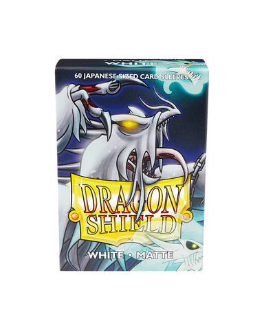 Dragon Shield - Japanese Sleeves 60ct - White MATTE