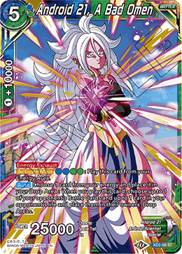 XD2-08 - Android 21, A Bad Omen - Reprint - Starter Rare