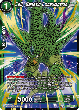 XD3-02 - Cell, Genetic Consumption - Starter Rare SILVER FOIL
